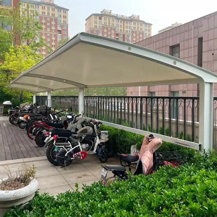 静宁县膜结构电动车棚